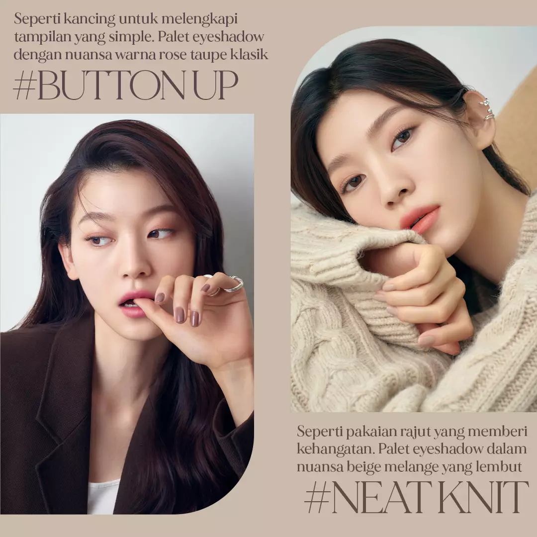 Holika Holika My Fave Mood Eye Palette (It's Neat Collection) | 06 Button Up