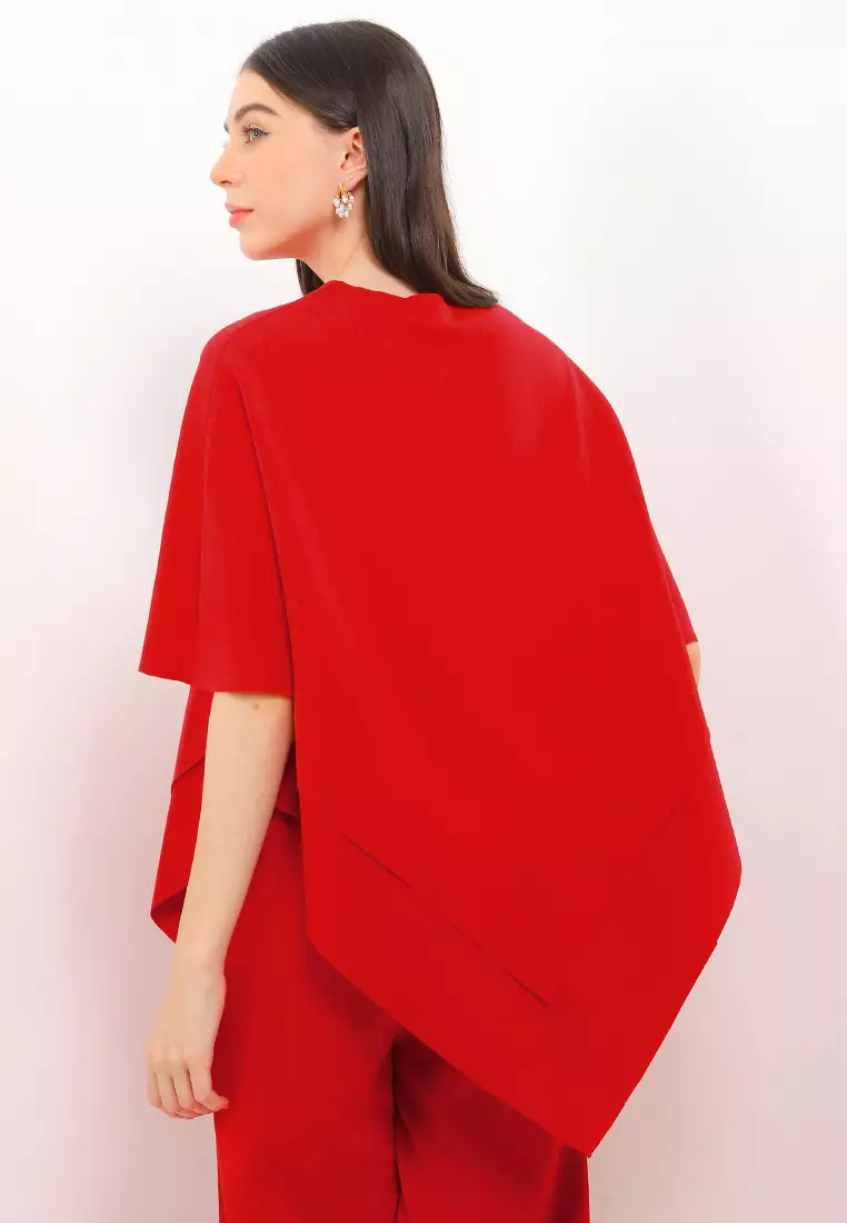 Unfinished Asimetris Blouse