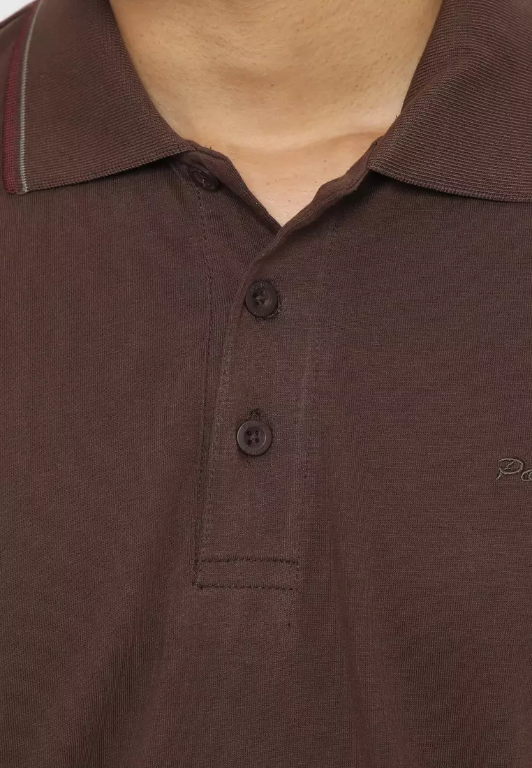 POLICE Polo Shirt Krah Stripes Pria 207200281