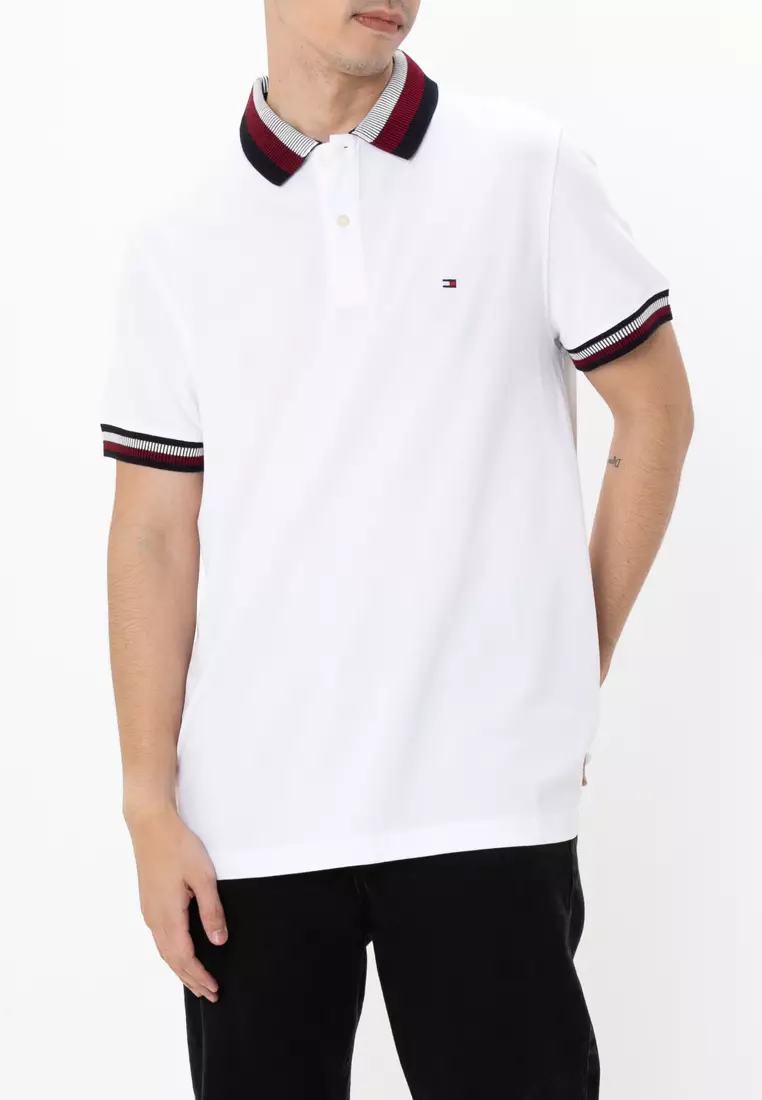 Tommy hilfiger collar t shirts cheap