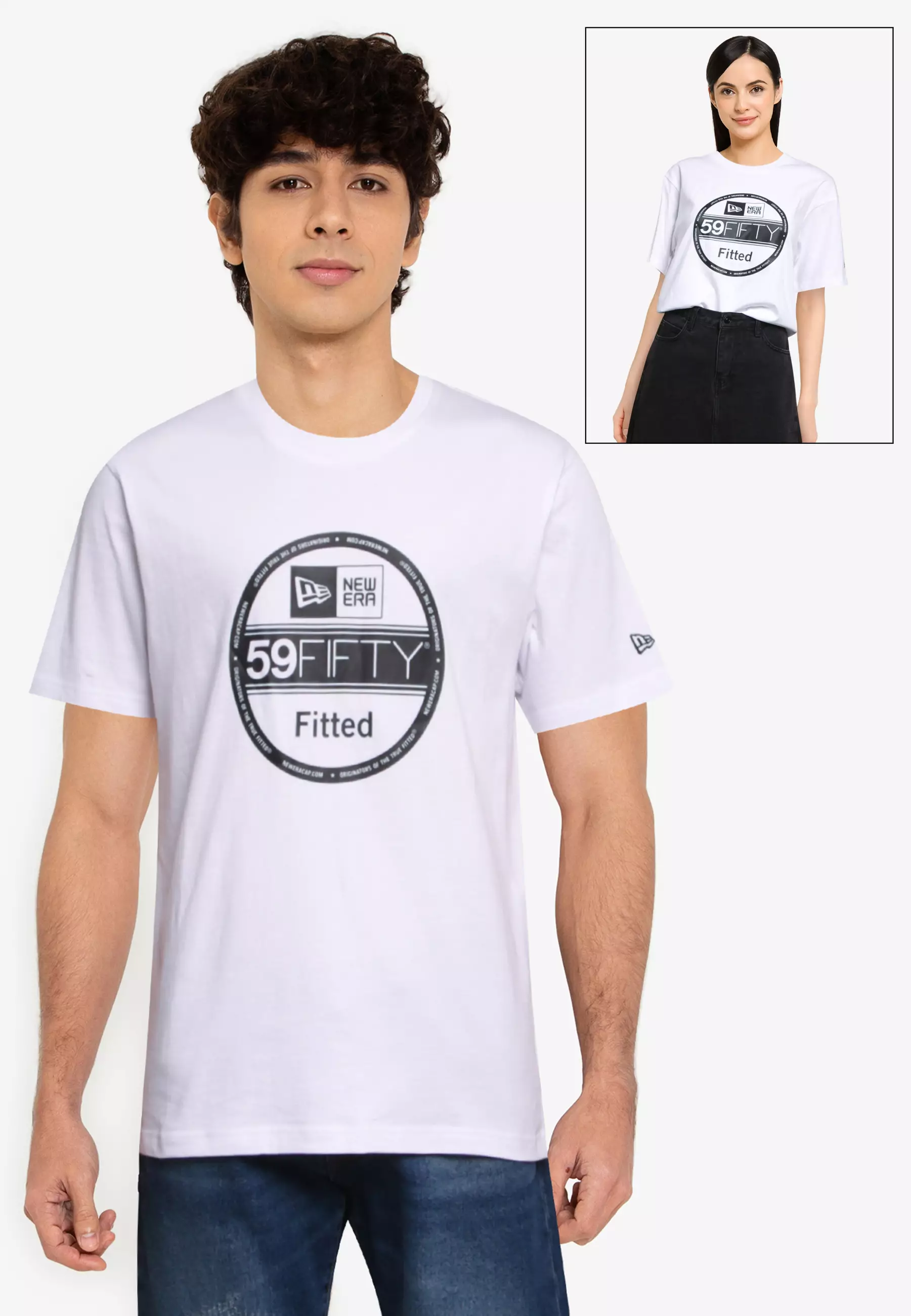 Essential Visor Sticker Tee Black T-Shirt - New Era t-shirt