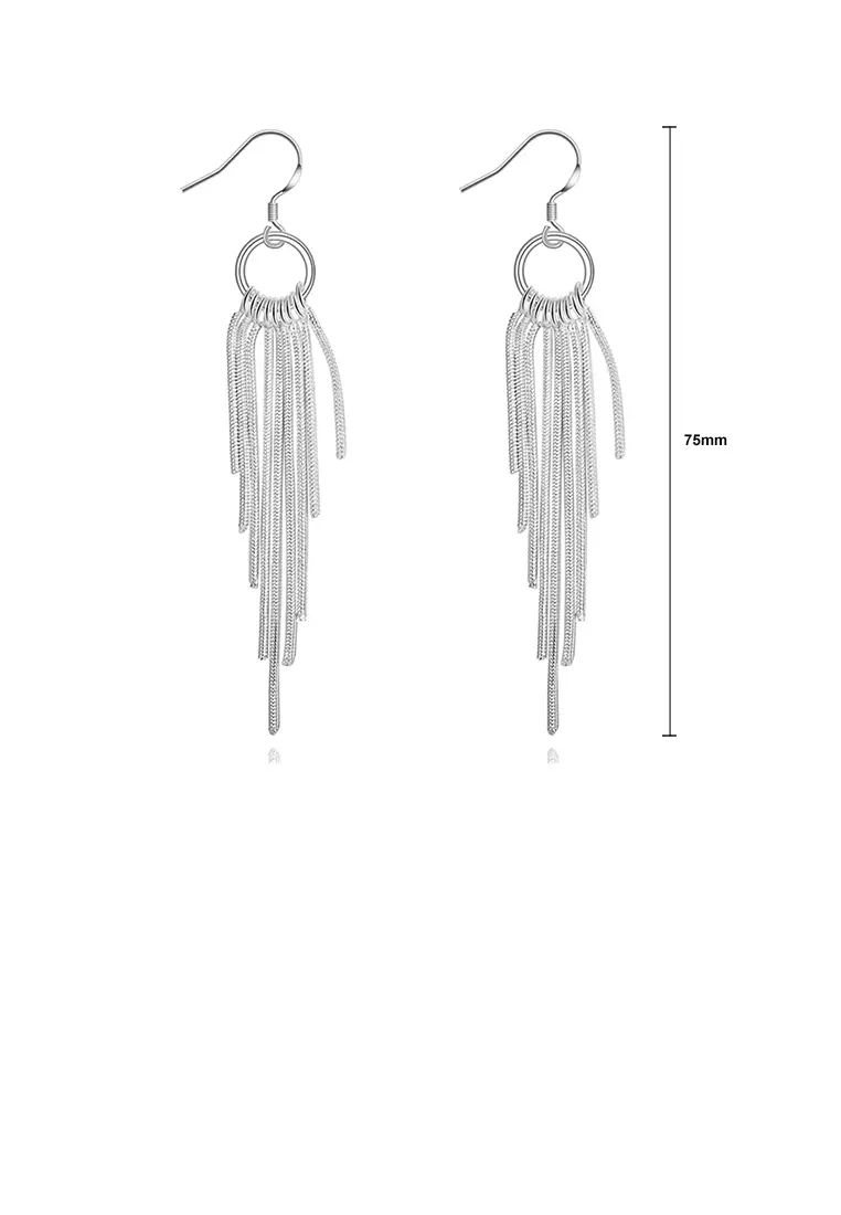 Simple deals tassel earrings