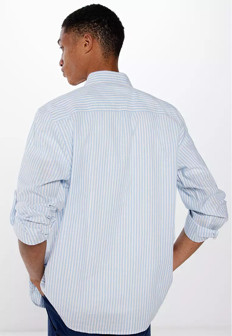 Light Striped Polo Shirt