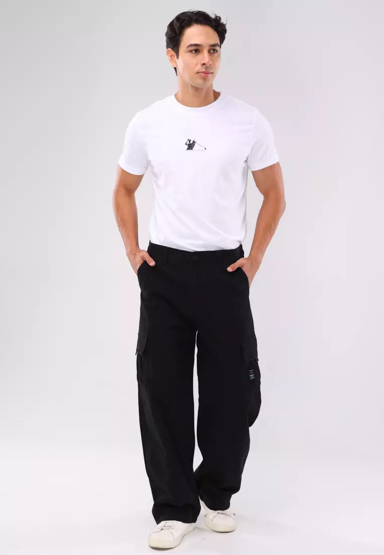 Wide Straight Cargo Pants