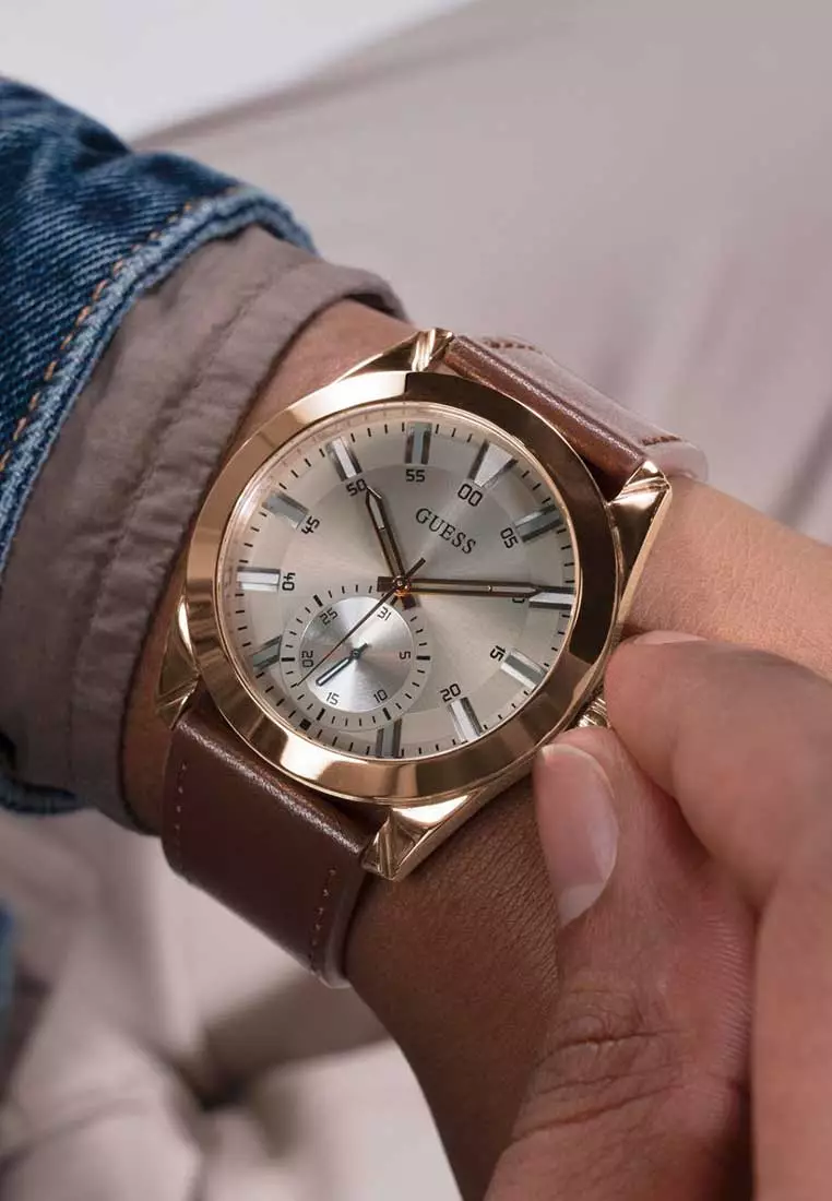 GUESS Gents Watch GREYSON  BROWN - GW0793G3