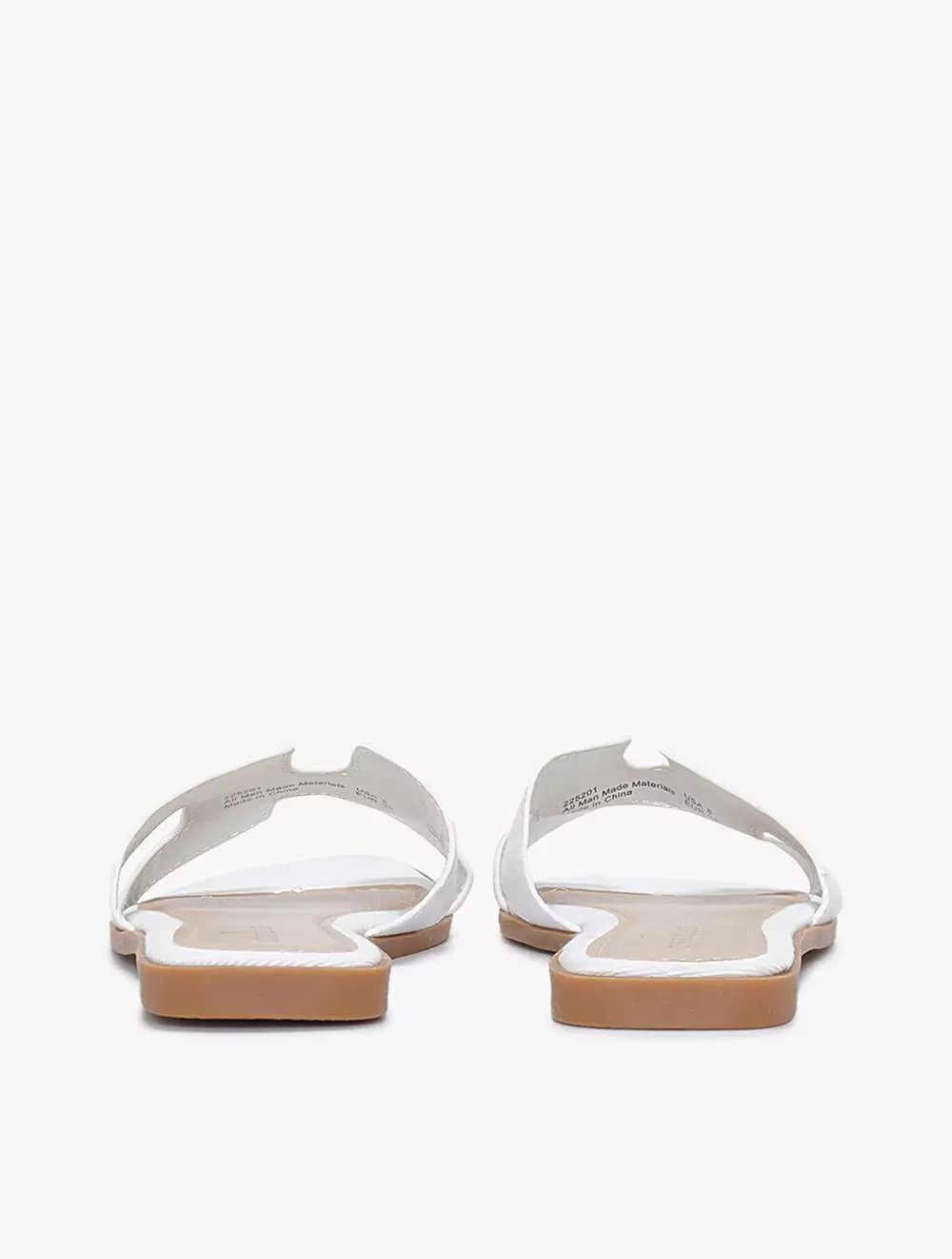 Payless Chrissie Womens Nicka Flat Sandals - White_05