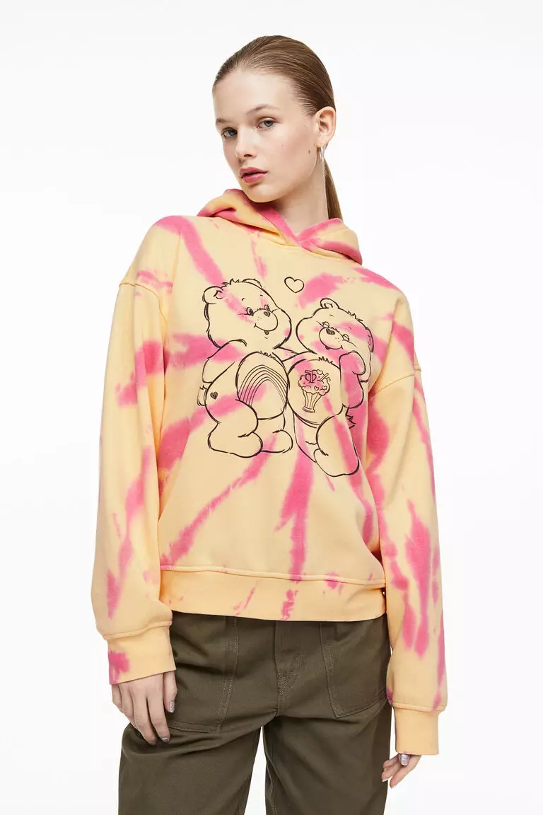 Jual H&M Oversized printed hoodie Original 2024 ZALORA Indonesia
