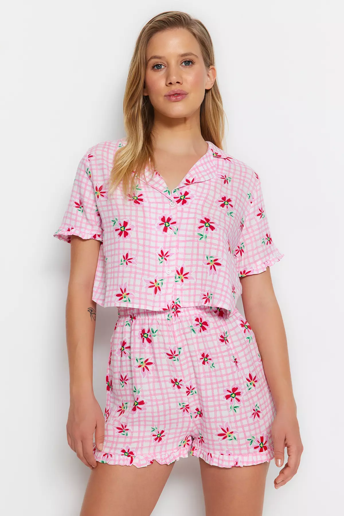 Print Viscose Pyjama Set