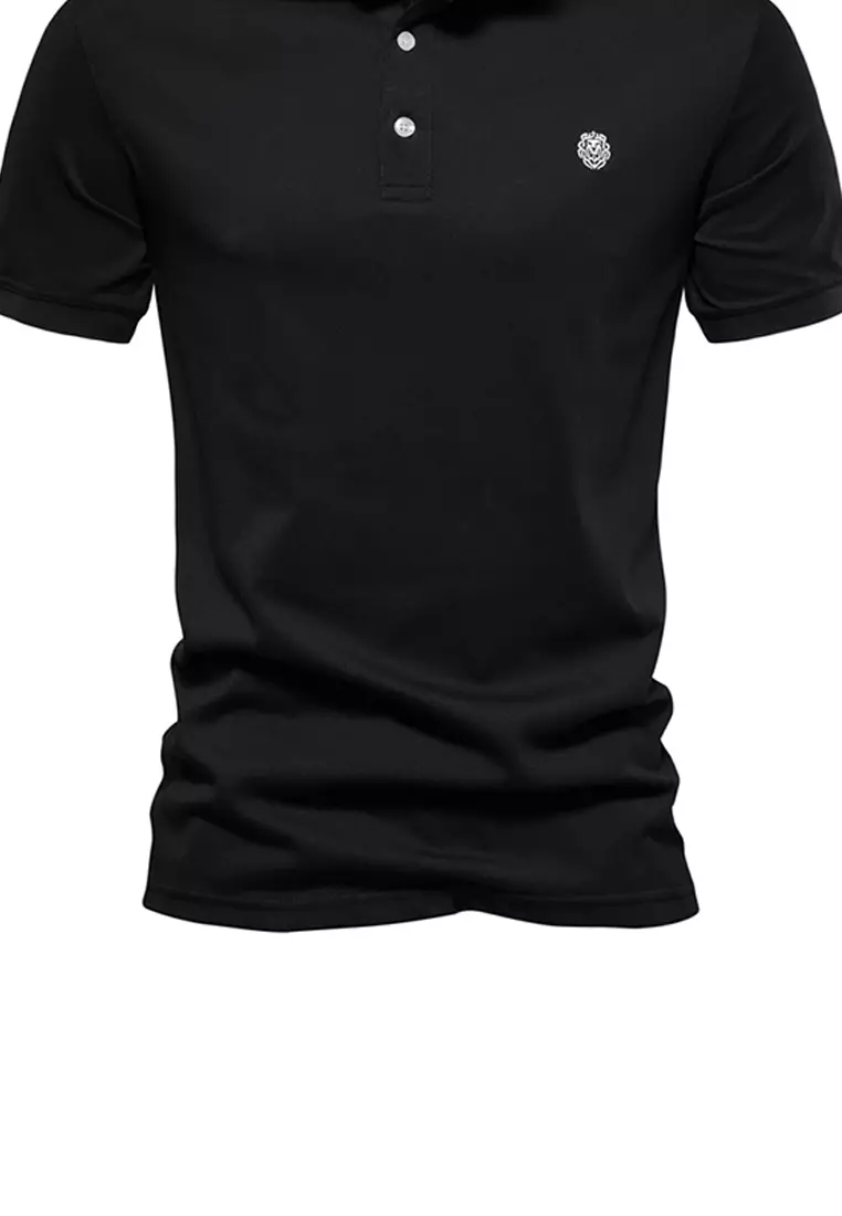 Embroidered Short Sleeve Polo Shirt AX-PL216