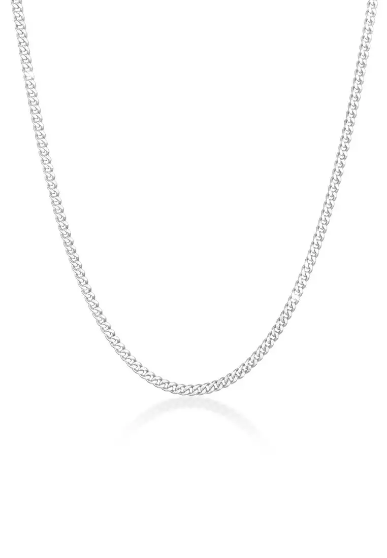 Necklace Men Tank Chain Basic Massive in 925 Sterling Silver