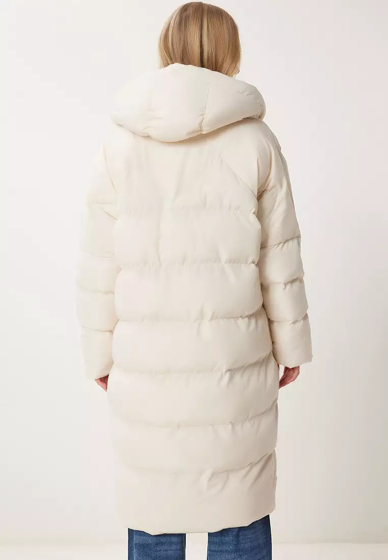 Hoodie Oversize Long Puffer Coat