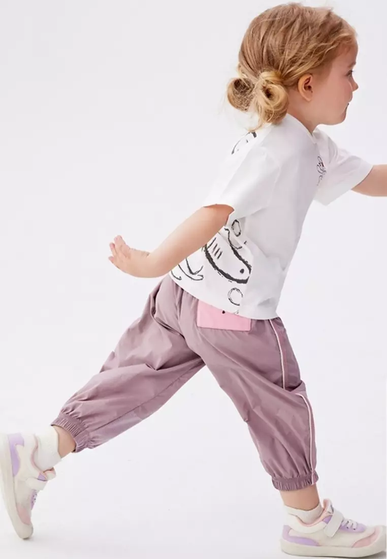 Quick Dry Woven Long Pant with Strip