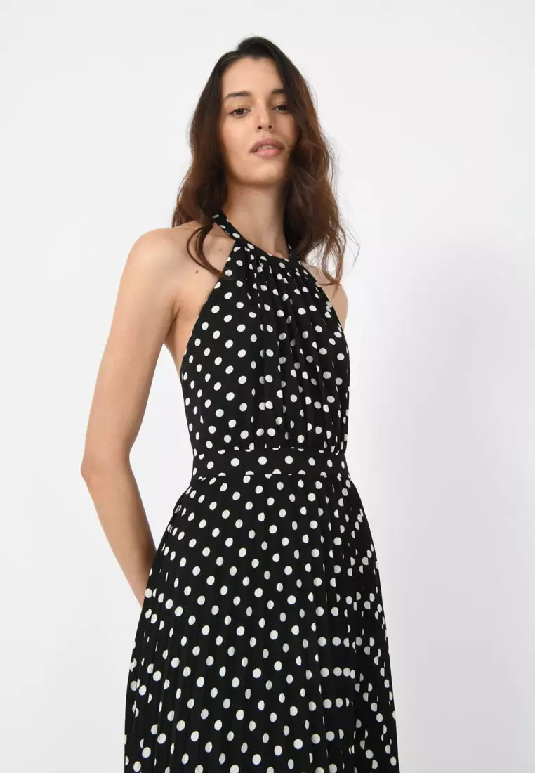 Oasis halter sale cupro midi dress