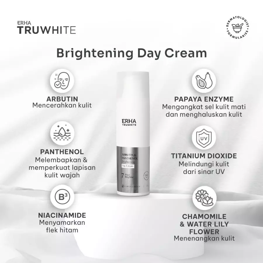 Erha Truwhite Glocin Brightening Set - Pencerah Wajah (3 Pcs)