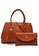 POLO HILL brown Polo Hill Ladies Suzanne Straw-Like Tassel Handbag 2-in-1 Set A3152ACCBF008AGS_1
