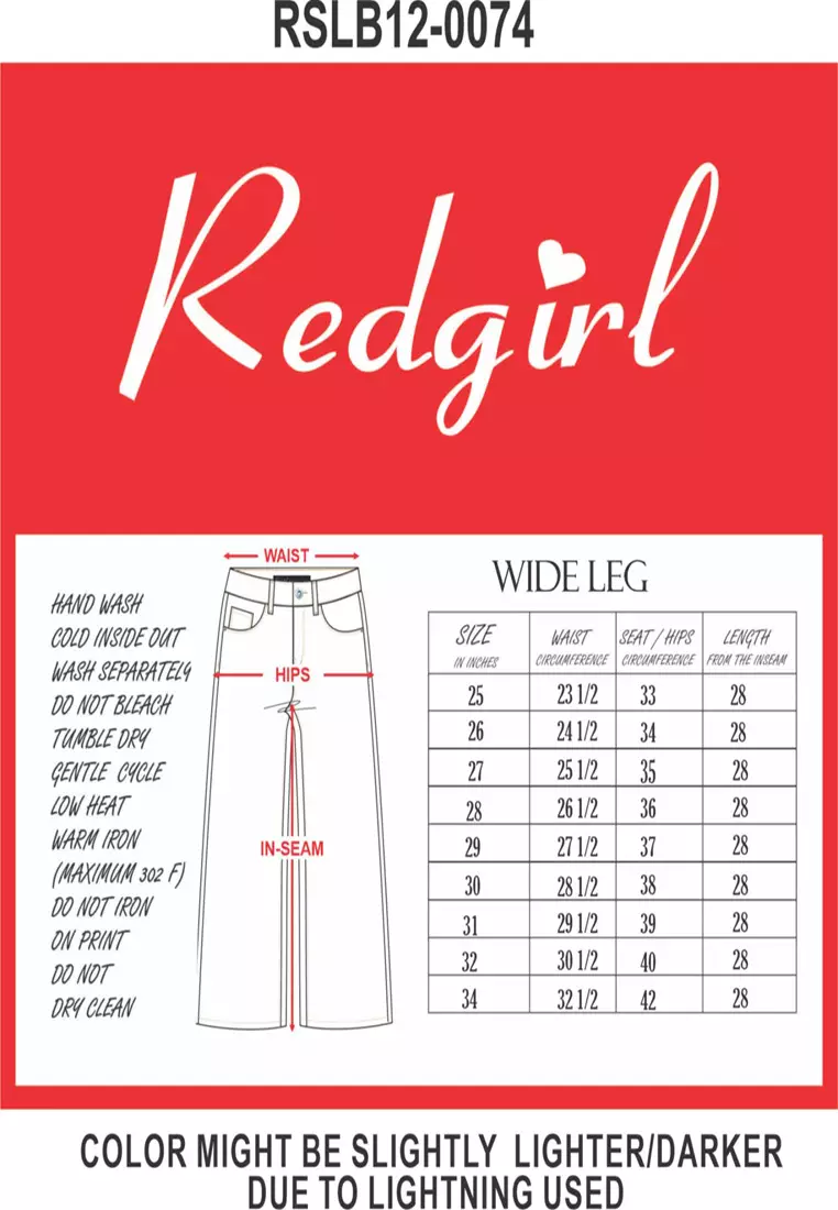 Denim Wide Leg Pants