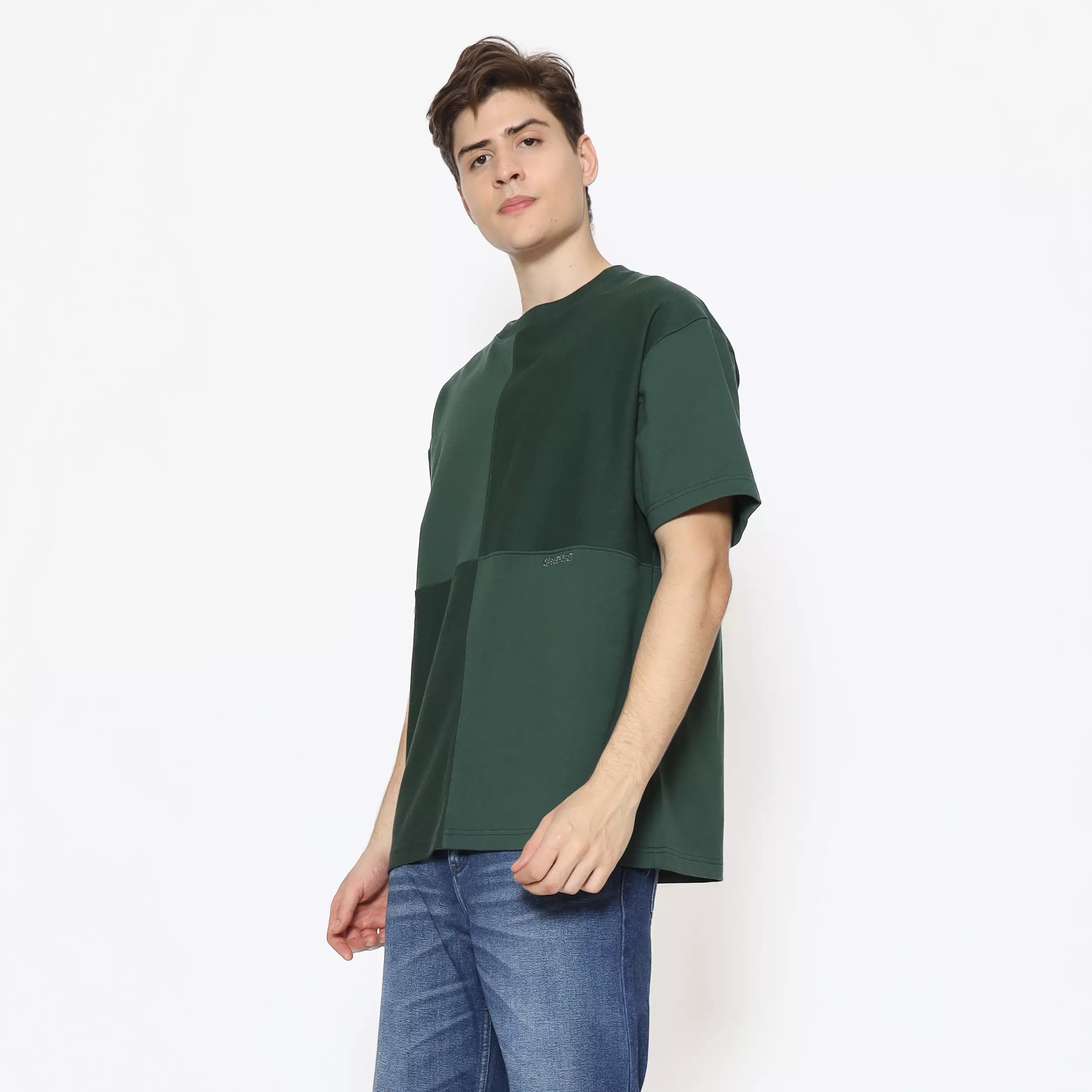 Spyderbilt Kaos lengan pendek Pria Migos Oversize Men Tee Planet Surf