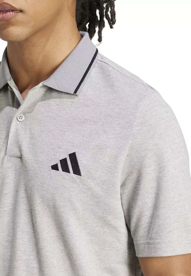 Essentials Small Logo Piqué Polo Shirt