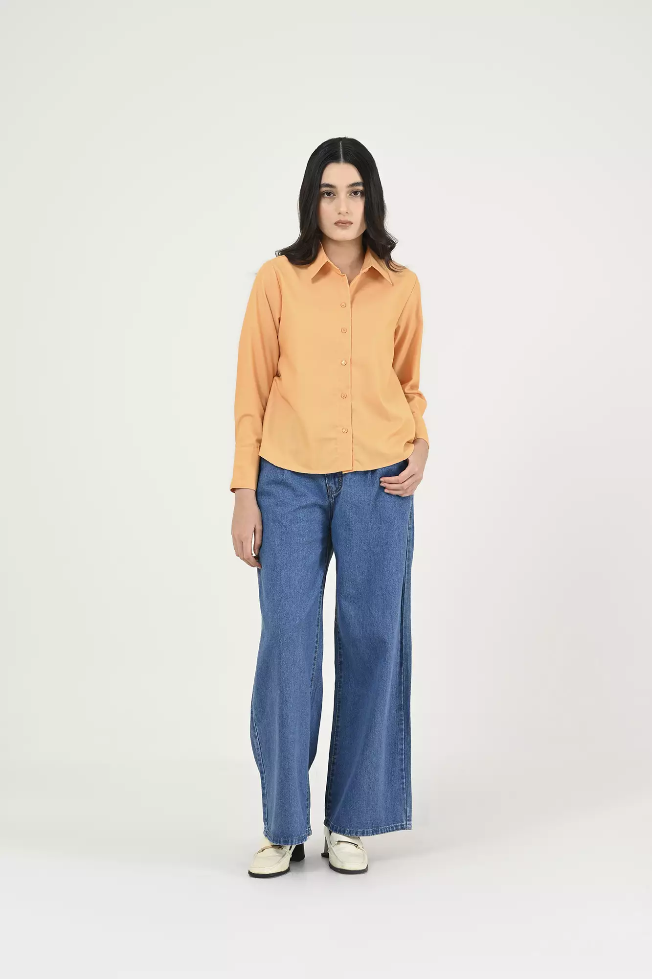 Geulis.id PORIKA SHIRT - Apricot