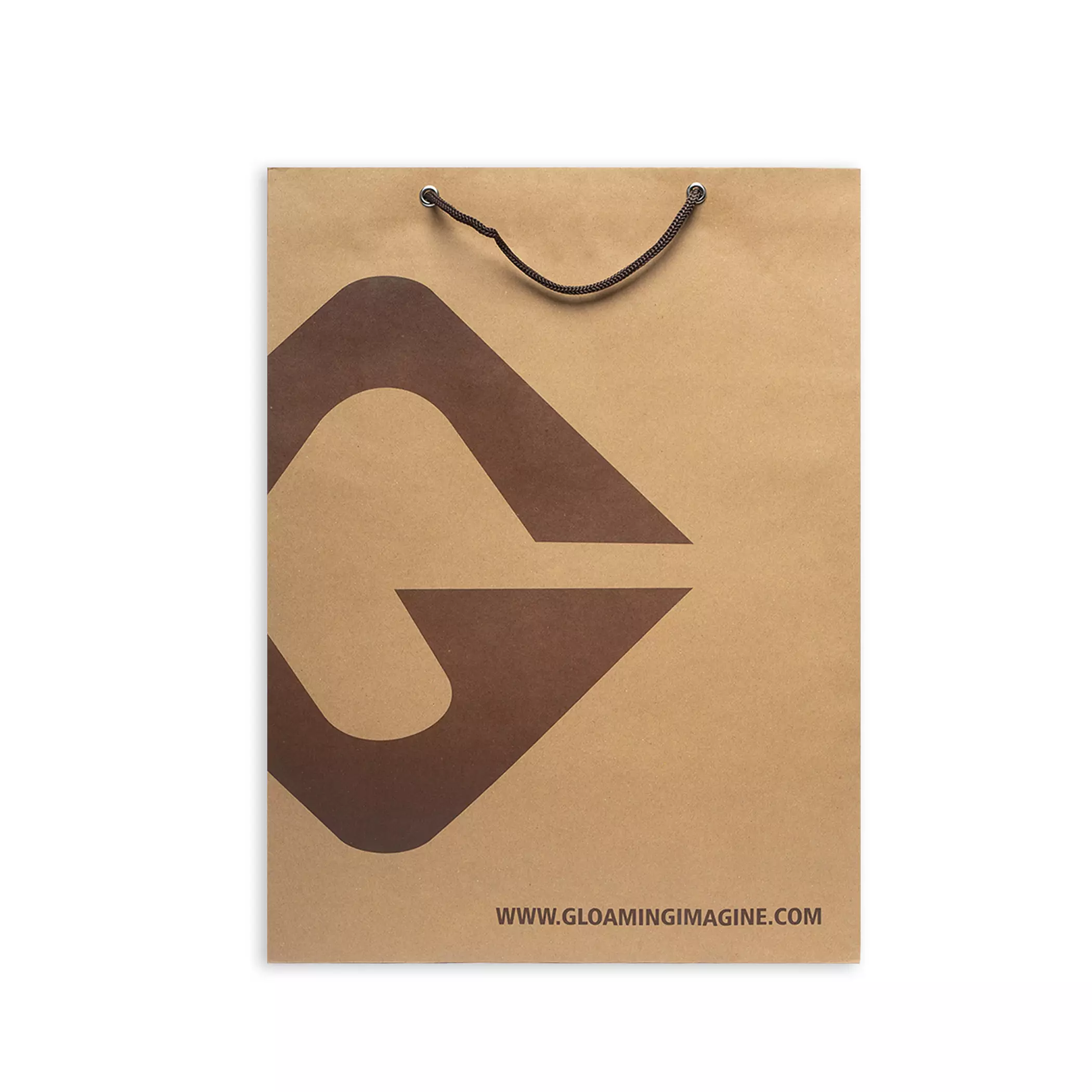 Gloaming Paper Bag Coklat Medium Large