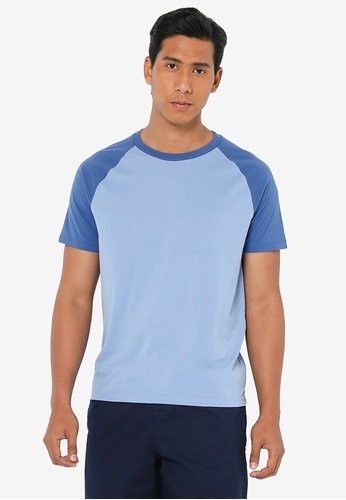 Old Navy blue Color-Blocked Raglan-Sleeve T-Shirt 791CDAACD17607GS_1