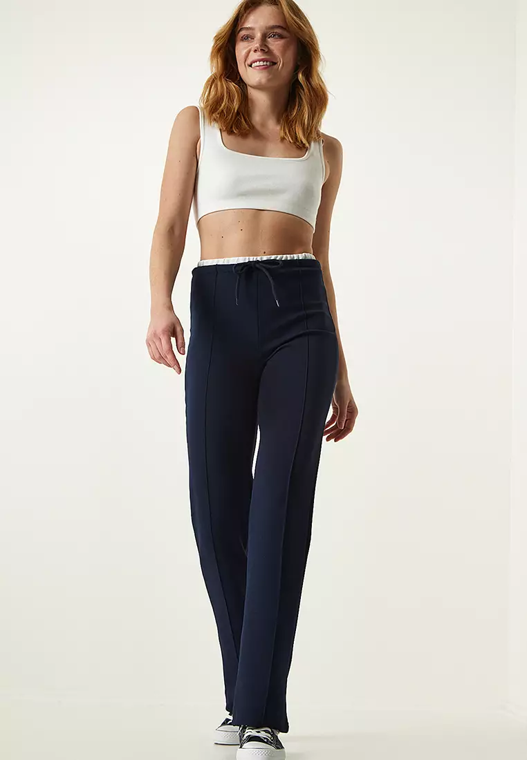 Seam Detailed Jogger-Style Pants