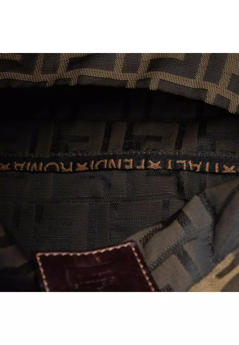 Pre-Loved Fendi Zucca Canvas Tote