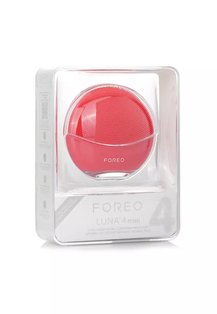 FOREO - Luna 4 Mini Dual-Sided Facial Cleansing Massager - # Coral 1pcs.