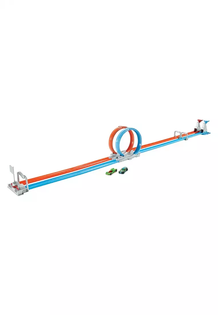 Hot wheels double loop hot sale