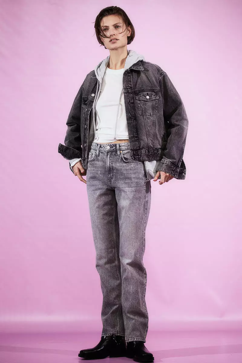 Slim Straight High Jeans