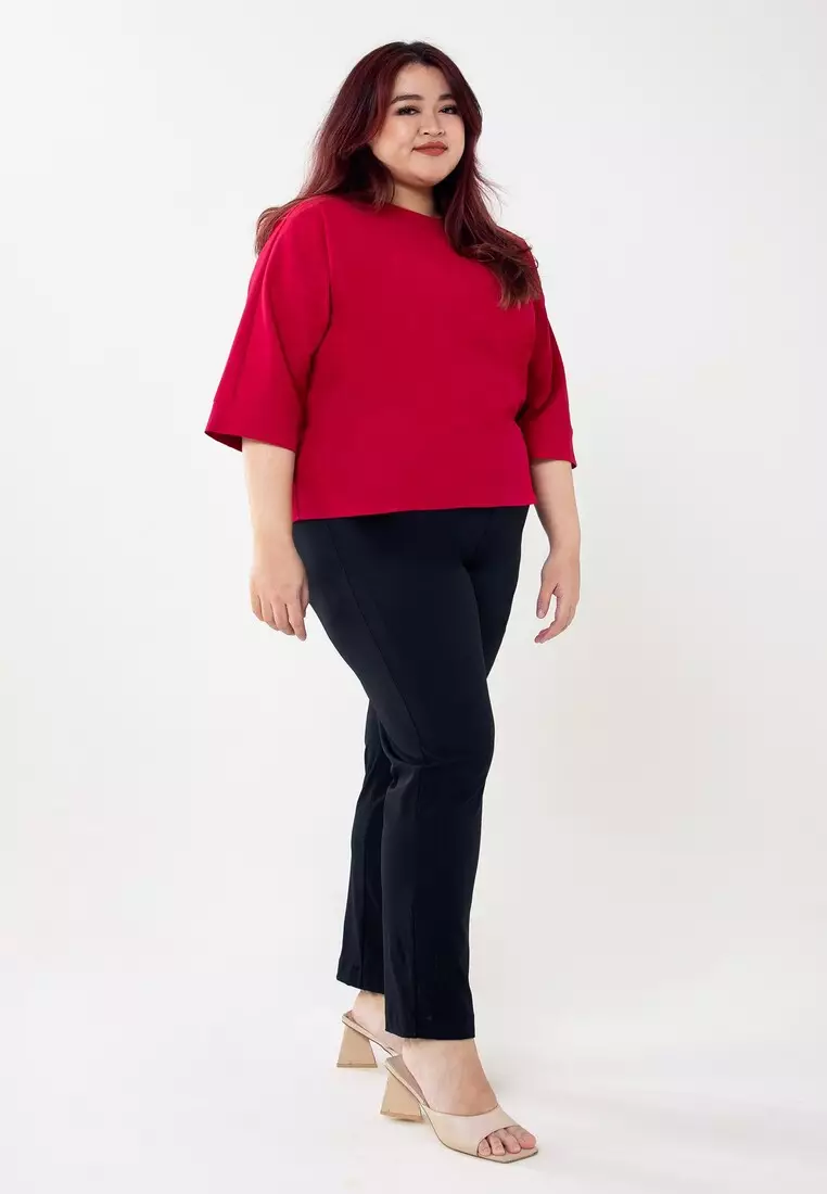 Red top clearance women's clothing