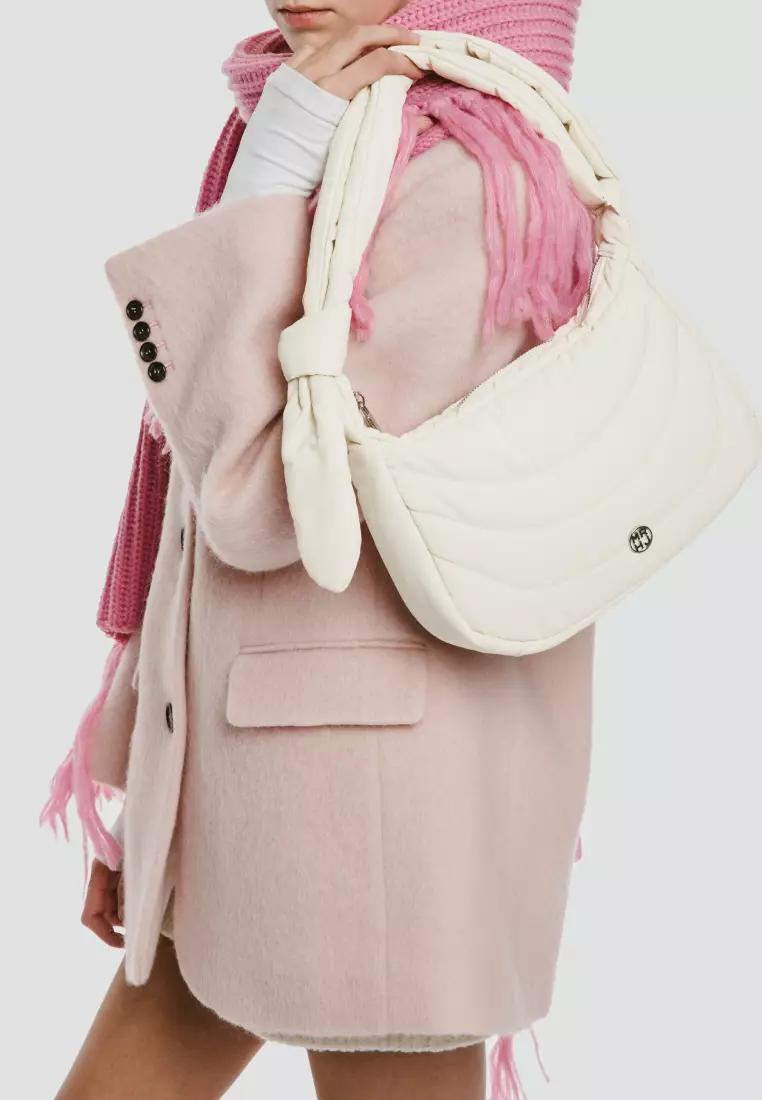 MARO MINI Nylon Crossbody Bag Ivory