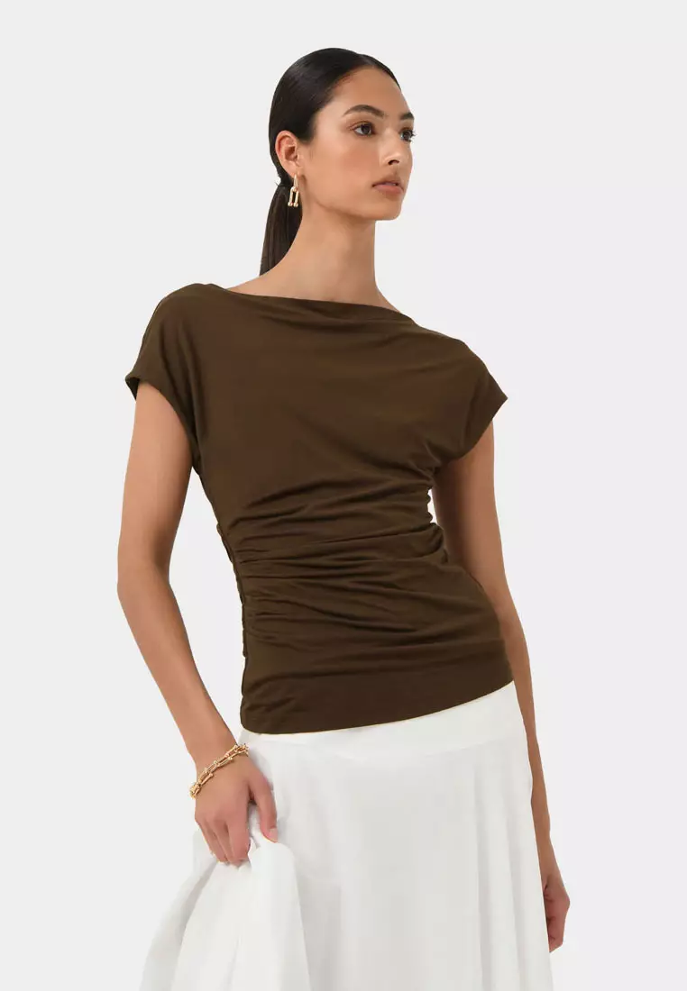 Mia Off Shoulder Jersey Top