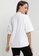 Calvin Klein white Wide Cropped Sweatshirt 3ADB0AA893EE51GS_1