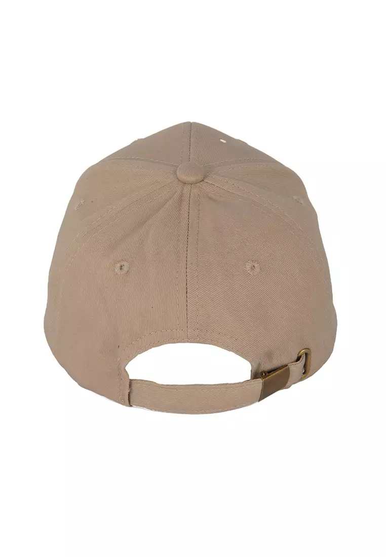 Paris embroidery "Large Logo" Cap in Camel