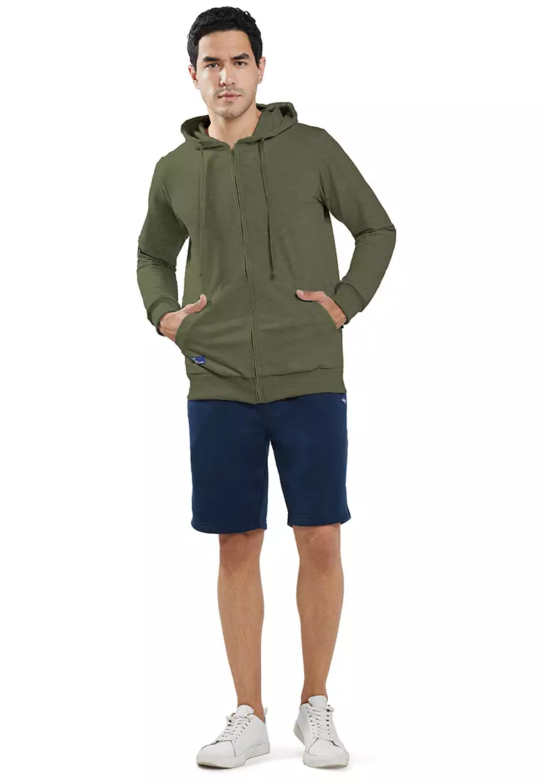 Jaket Resleting Hoodie 2521J06