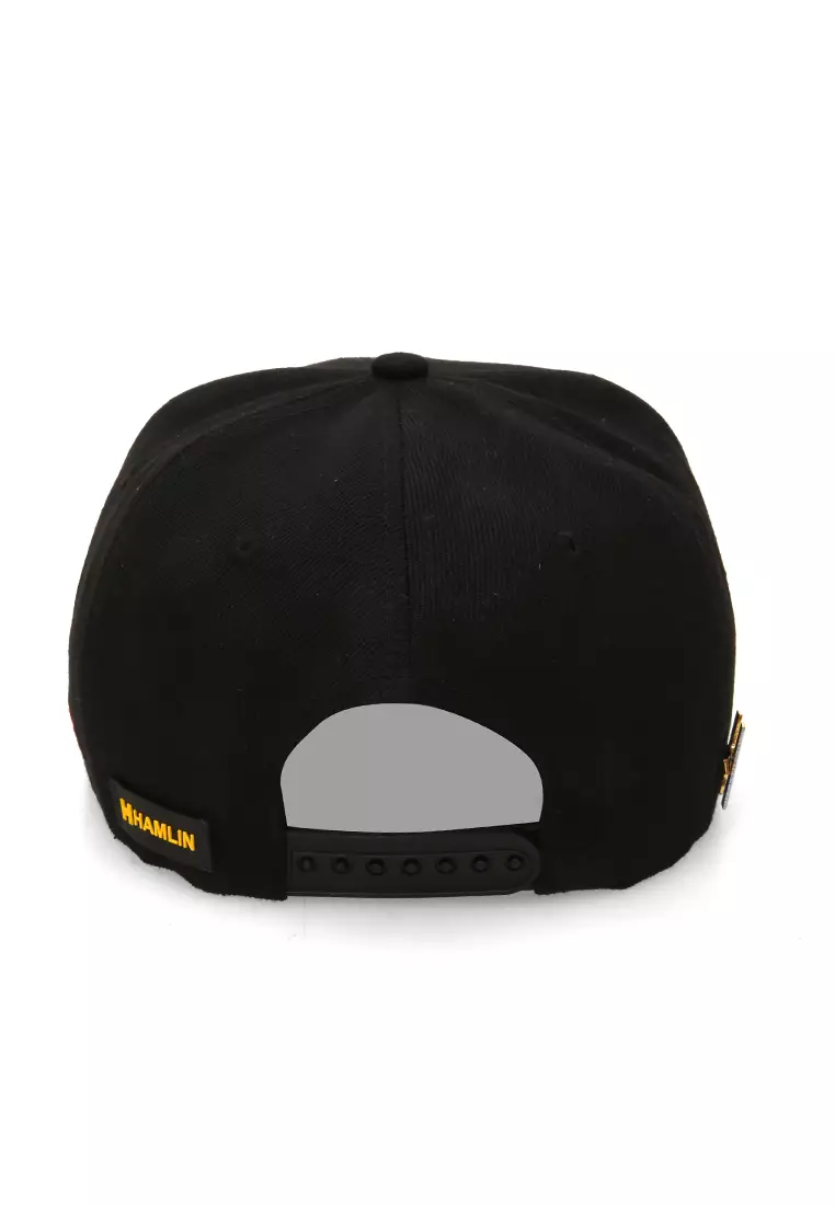 Jahari Aksesoris Fashion Topi Baseball Pria Wanita Piramid Adjustable Strap Material Polyester ORIGINAL - Black