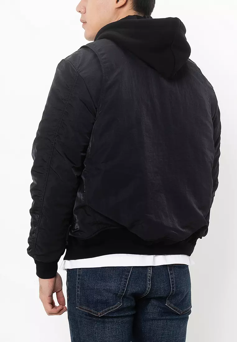 Military Hooded MA1 Jacket