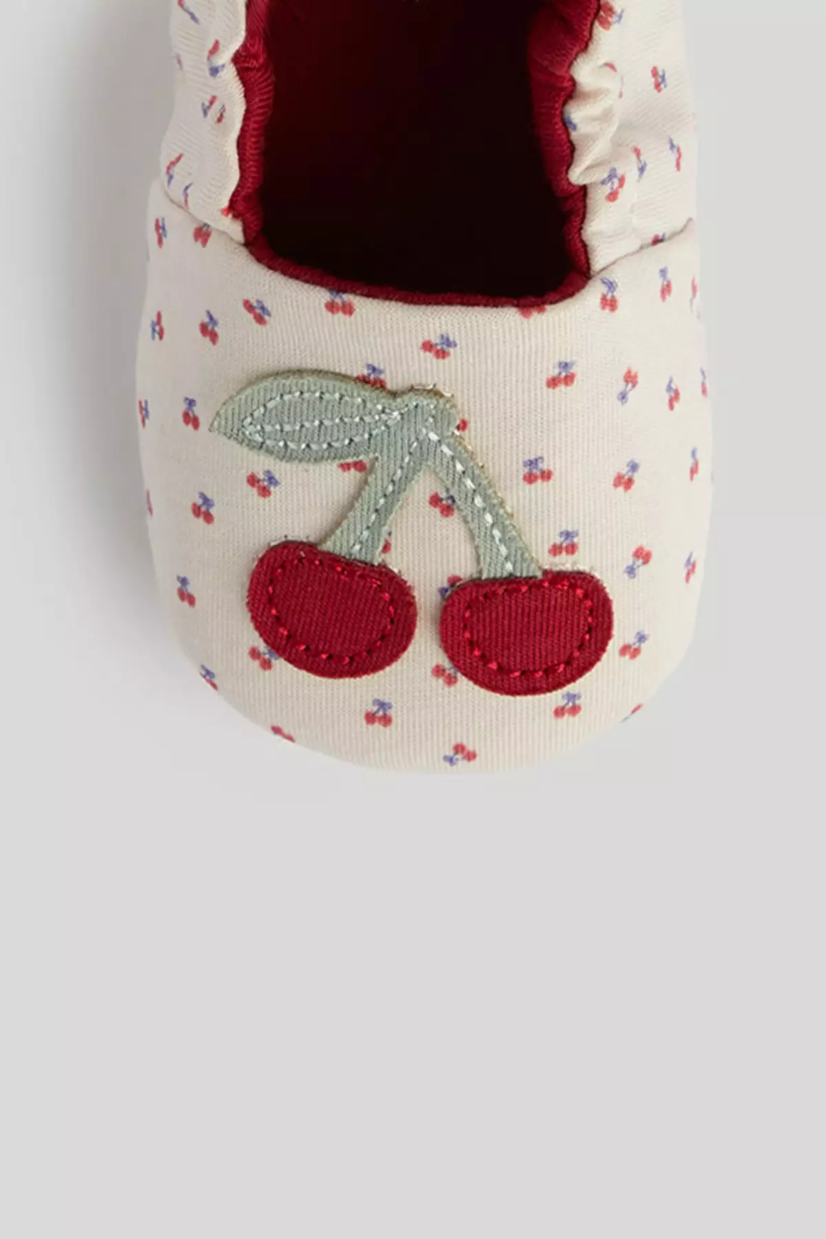 Mothercare Cherry Baby Slippers - Sepatu Bayi Bayi Perempuan (Pink)