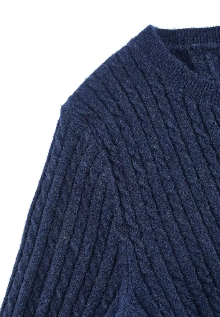 G2000 Cable Cropped Cardigan