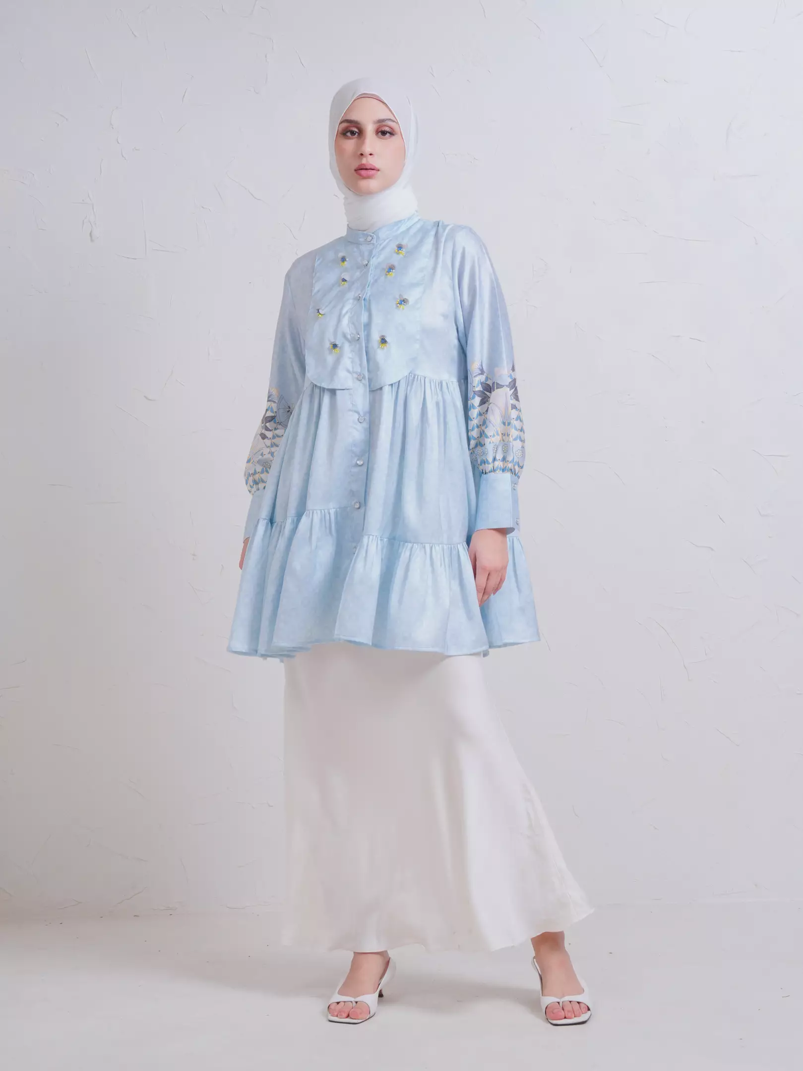 Jual Aleza Aleza - Marley Tunic Light Blue Original 2025 | ZALORA ...