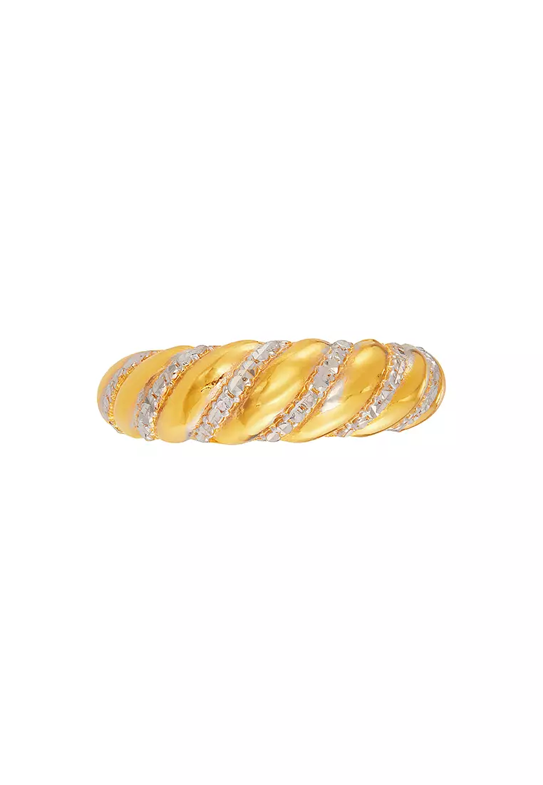 HABIB 916/22K Yellow and White Gold Ring 6200235YW