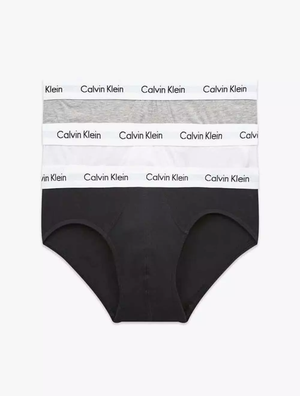 Jual Calvin Klein CK Underwear - 3 Pack Hip Briefs - Grey Original
