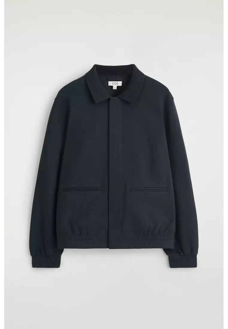 JERSEY HARRINGTON JACKET