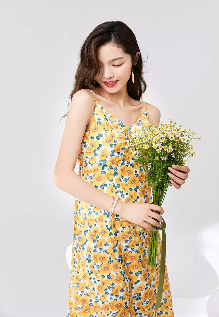 Floral Cami Midi Dress
