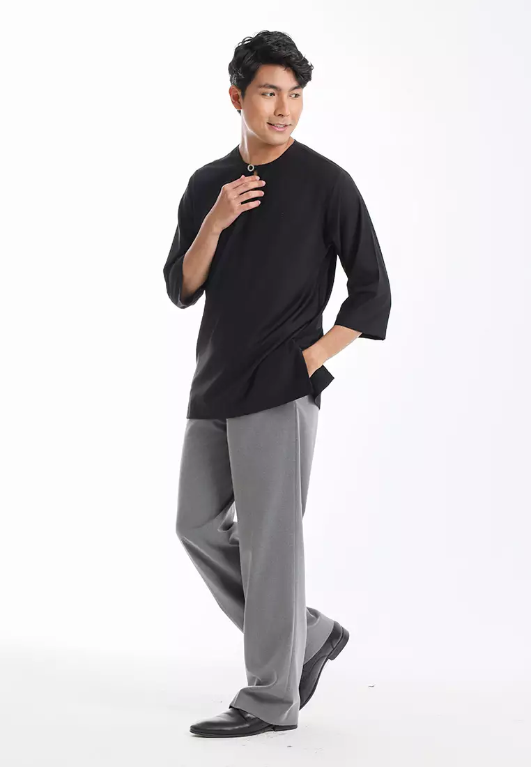 Byford Kurta Tiga Suku Slim Fit - 3926003A-99Black
