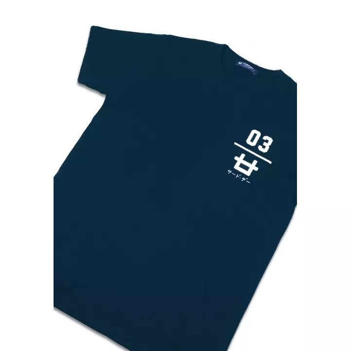MTF13 03logo dakir nvy kaos pria Navy