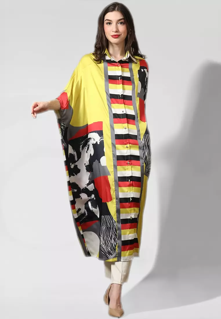 Kanzi Collared Kaftan
