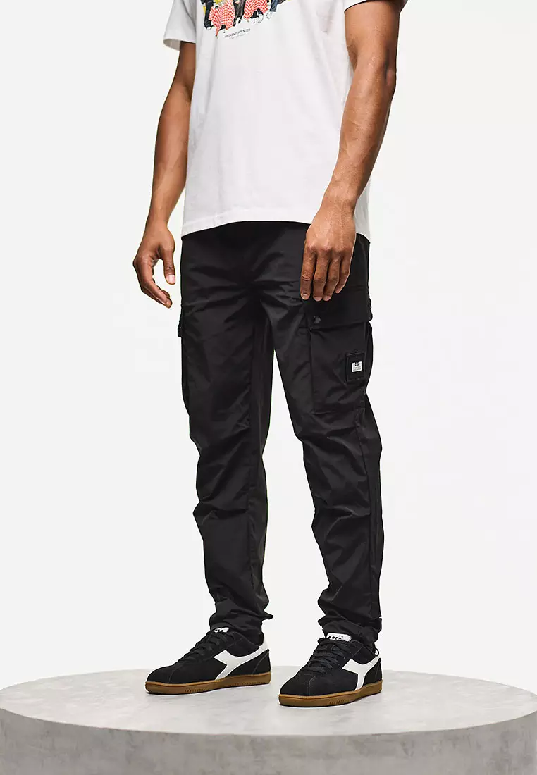 Buy Weekend Offender MENS BLACK ZANARDI RELAXED TECHNICAL PANT
