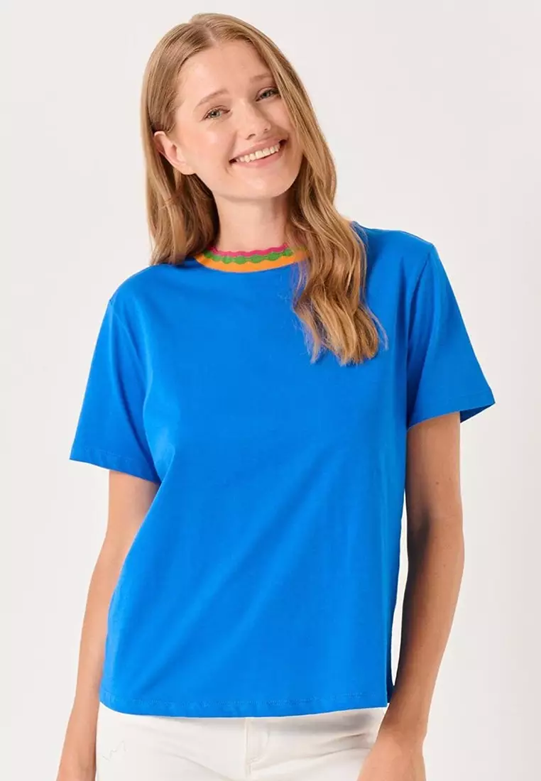 collar t shirt for womens online